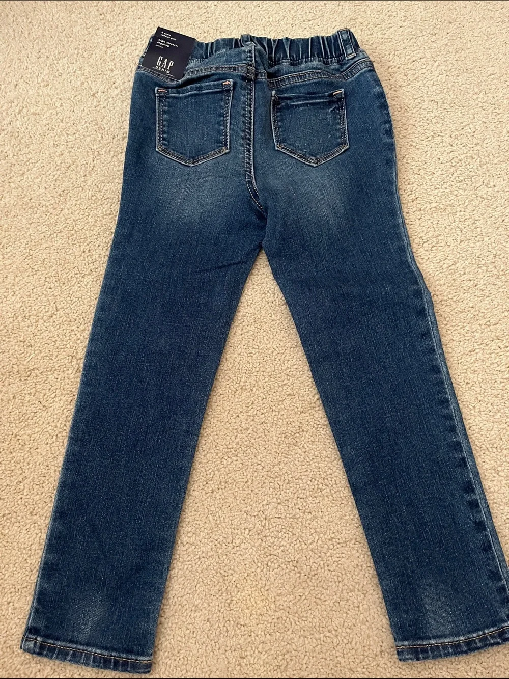 BabyGap Dark Blue toddler Pull-On Straight Jeggings. Size 5.